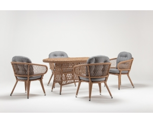 Menekşe Rattan Masa 90x180