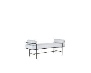 Metal İskeletli Keten Bench