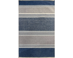 Noa 07 Navy White Kilim