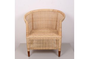 Love Hazeranlı & Rattan Koltuk Berjer (82x77 cm)