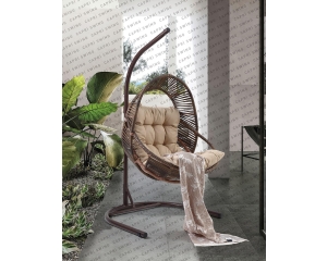 Nobel Rattan Bahçe Balkon Salıncağı