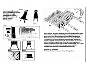 Kentucky Katlanır Ahşap Sandalye