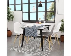 Mavi Geometrik Runner 140x45