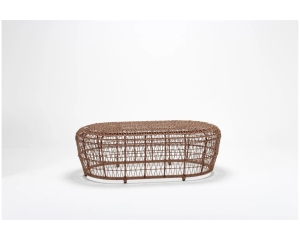 Clover Rattan Sehpa