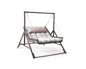 Capri Bed Rattan Bahçe Salıncak