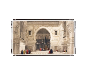 Ottoman Palace Pleksi Tepsi - PT2116 40x24cm